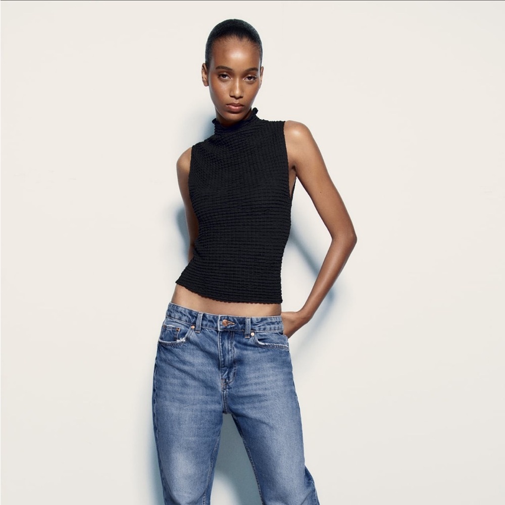 Zara Textured Top